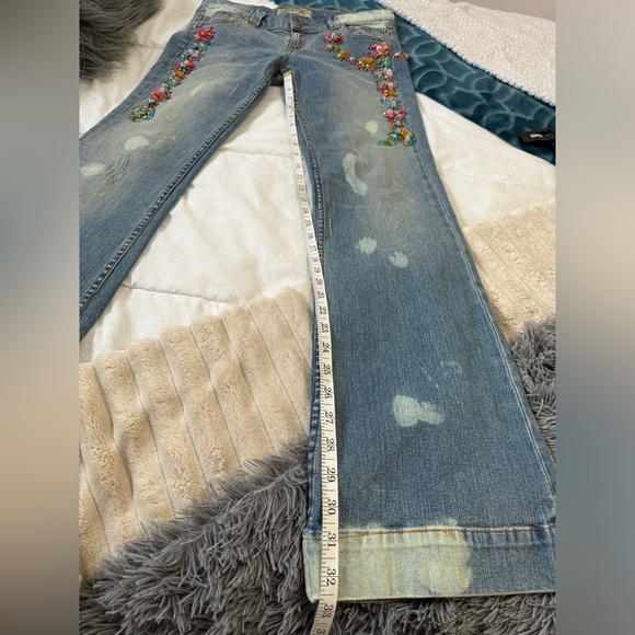 Extremely RARE Vintage Allen B by Allen Schwartz Jewelled Jeans women’s size 30 - Picture 15 of 15